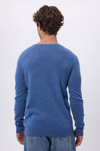 Josh Crew Neck - Denim Blue - Men