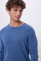 Josh Crew Neck - Denim Blue - Men