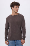 Josh Crew Neck - Heather Brown - Men