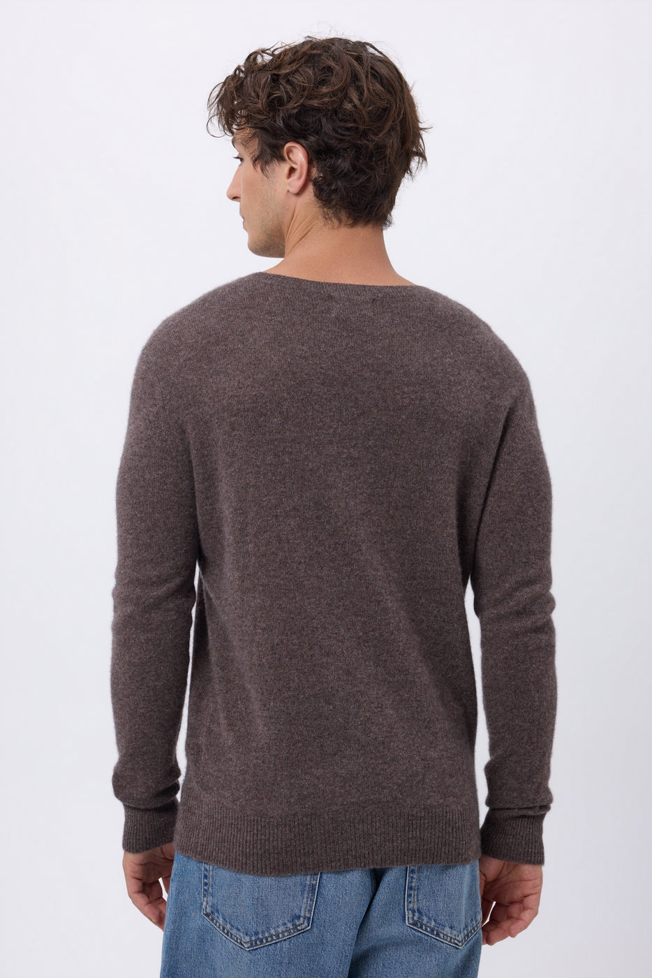 Josh Crew Neck - Heather Brown - Men