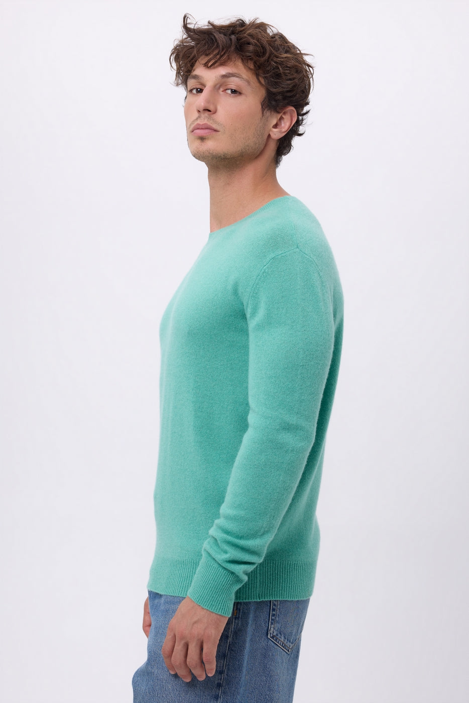 Col Rond Josh - Vert Pastel - Homme