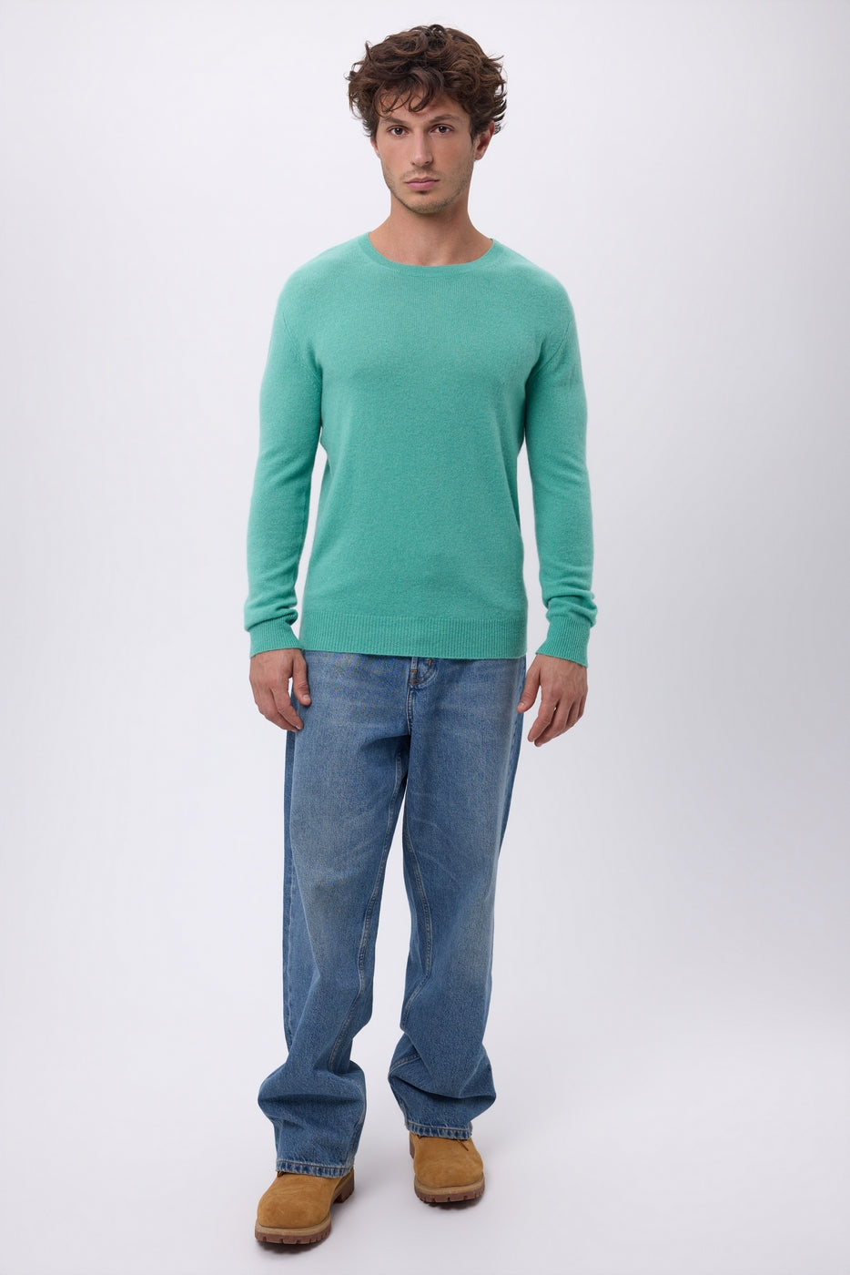 Col Rond Josh - Vert Pastel - Homme