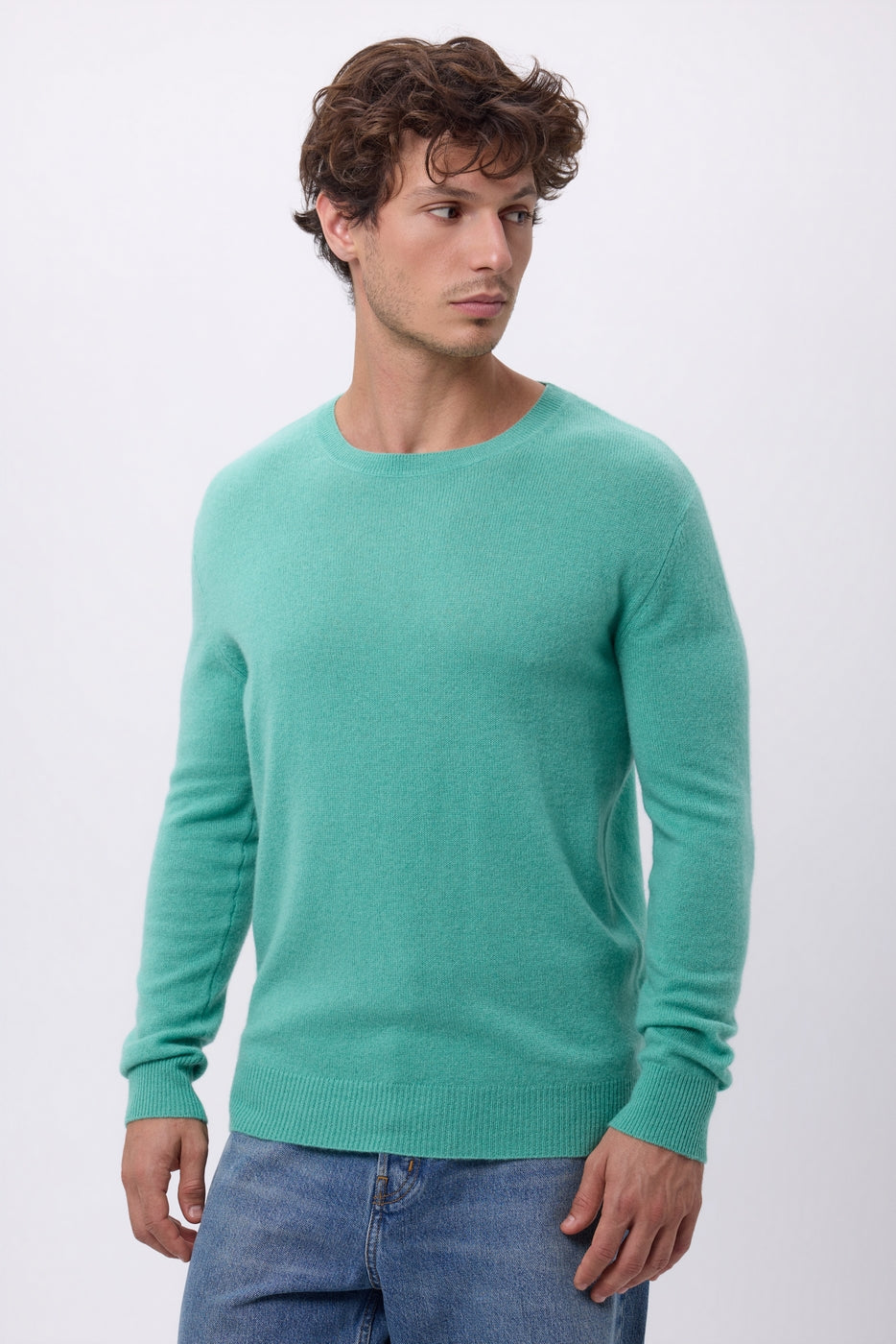 Col Rond Josh - Vert Pastel - Homme