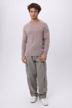 Josh Crew Neck - Hazelnut - Men