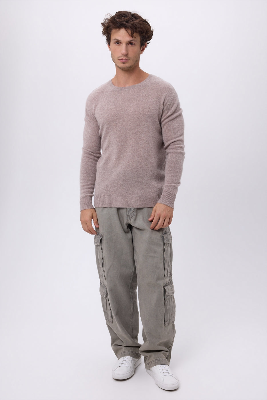 Josh Crew Neck - Hazelnut - Men