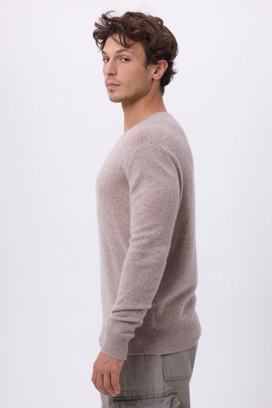 Josh Crew Neck - Hazelnut - Men