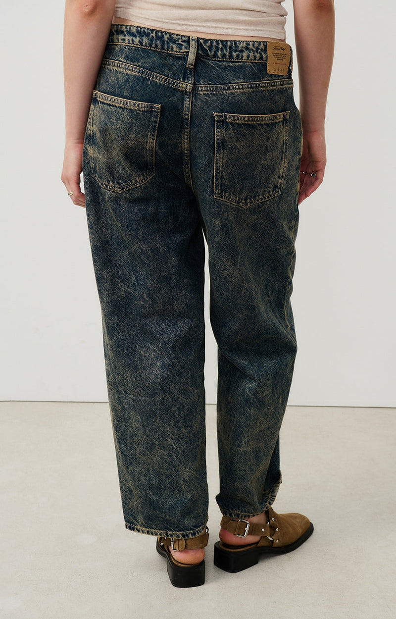 5-Pocket Le Boyfriend Low Waist Trousers - Dirty Vintage - Women