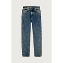 Pantalón largo recto de 5 bolsillos con cintura alta - Dirty Vintage - Mujer