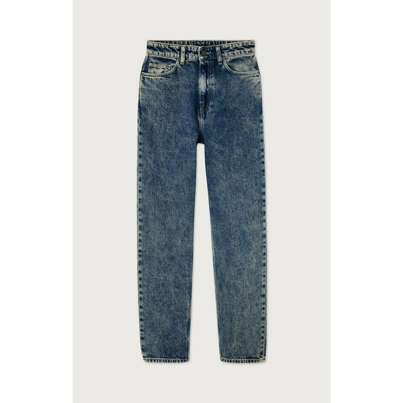 Pantalón largo recto de 5 bolsillos con cintura alta - Dirty Vintage - Mujer