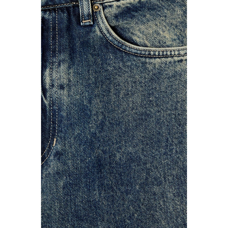 Pantalón largo recto de 5 bolsillos con cintura alta - Dirty Vintage - Mujer
