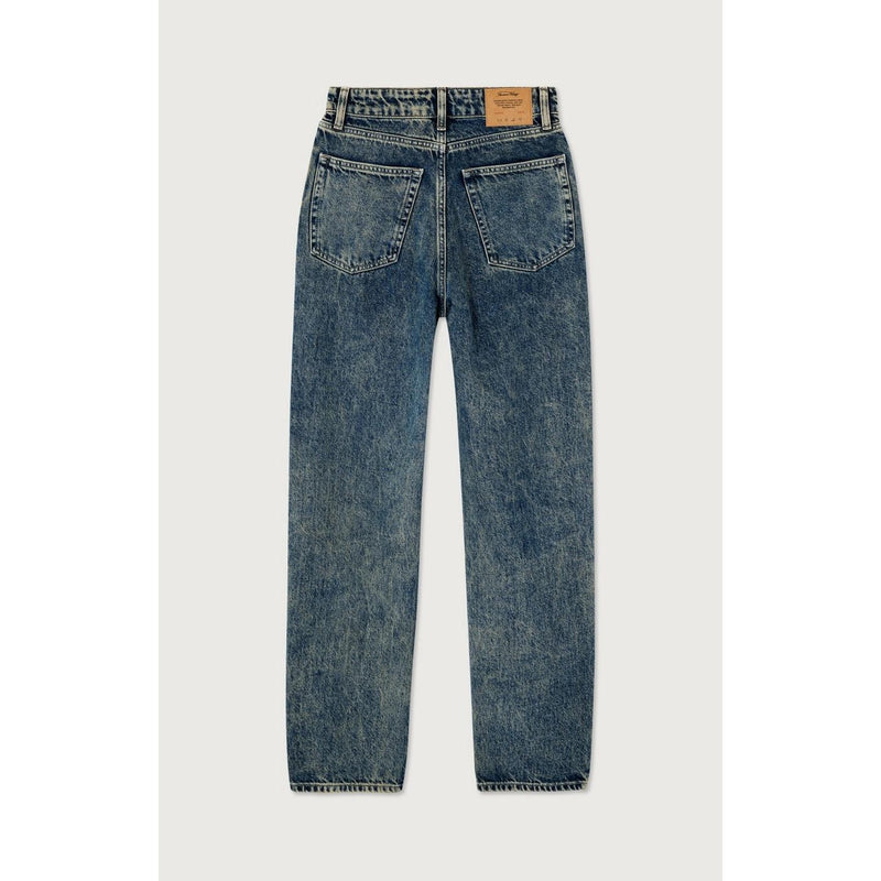 Pantalón largo recto de 5 bolsillos con cintura alta - Dirty Vintage - Mujer