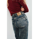 Pantalón largo recto de 5 bolsillos con cintura alta - Dirty Vintage - Mujer