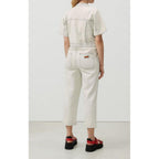 Mao Collar Jumpsuit - Super Bleached - Women