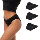 Pack de 3 braguitas menstruales Joy - Black Onyx