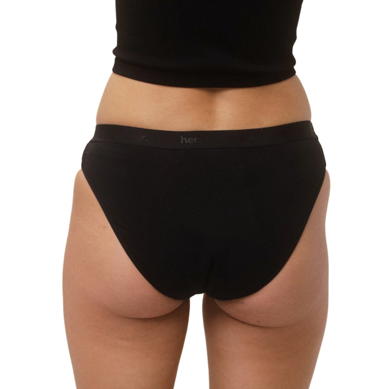 Set Of 5 Joy Menstrual Panties - Black Onyx