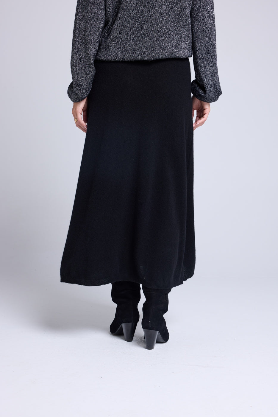 Falda Larga Joyce - Negro