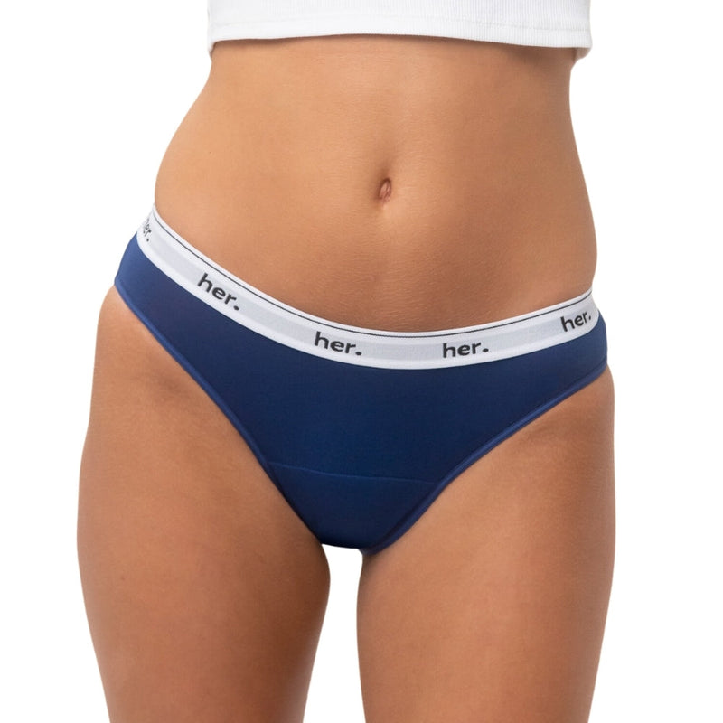 Joy menstrual panties - Navy Peony