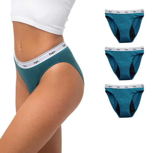 Pack de 3 bragas menstruales Joy - Pacific