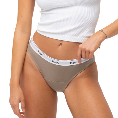 Culotte Menstruelle Joy - Timber Wolf