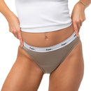 Set Of 3 Joy Menstrual Panties - Timber Wolf