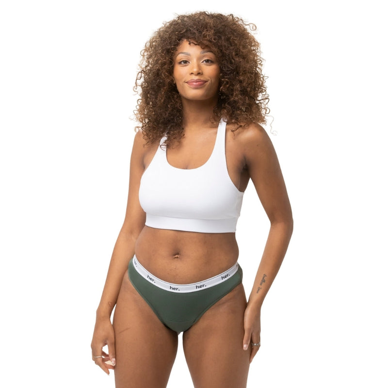 Set Of 5 Joy Menstrual Panties - Thyme