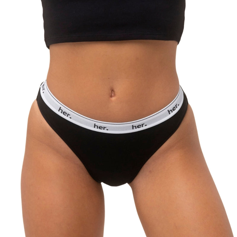 Joy menstrual panties - Black Zebra