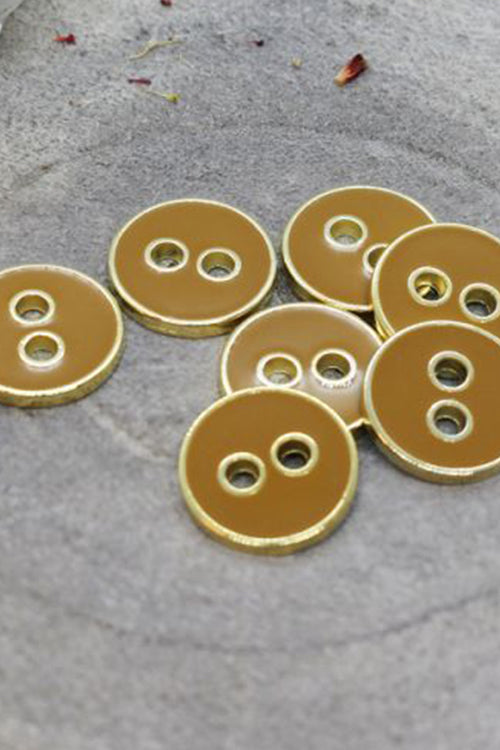Boutons Joy - Ochre x10