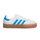 Baskets Adidas Originals Sambae Junior - Blanc, Bleu Ciel
