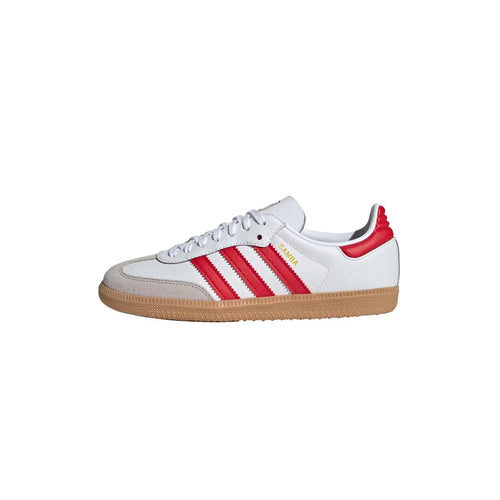 Baskets Adidas Originals Samba Og Junior - Blanc, Rouge
