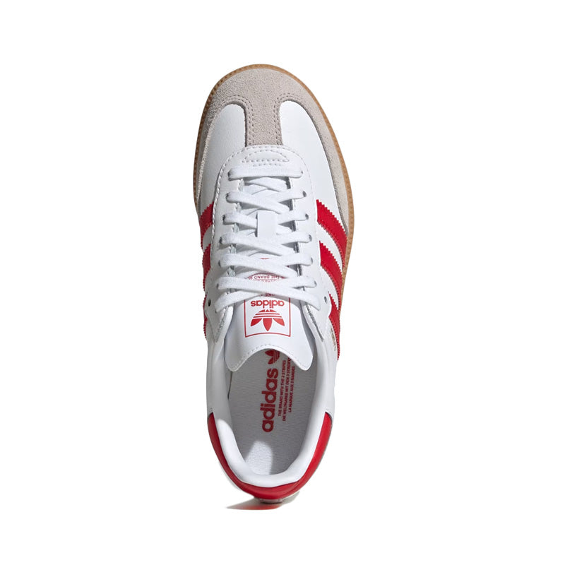 Baskets Adidas Originals Samba Og Junior - Blanc, Rouge