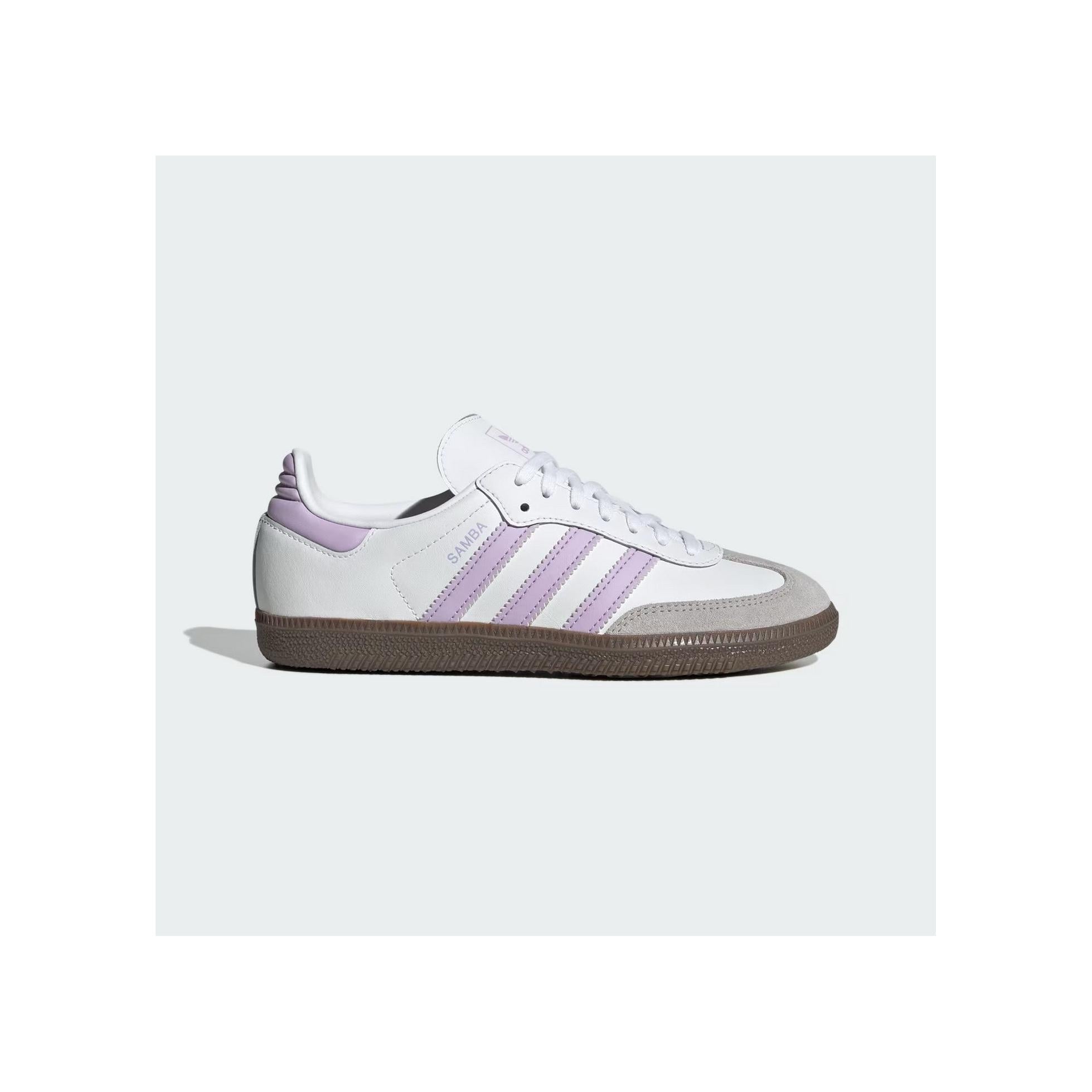 Adidas Samba Og White Plum Gum (Gs) - Blanc
