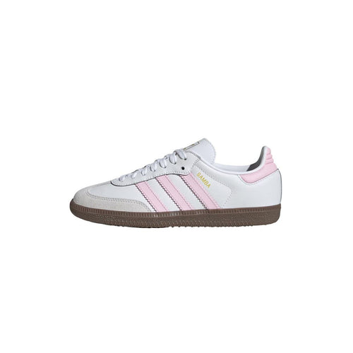 Baskets Adidas Originals Samba Og Junior - Blanc, Rose, Marron