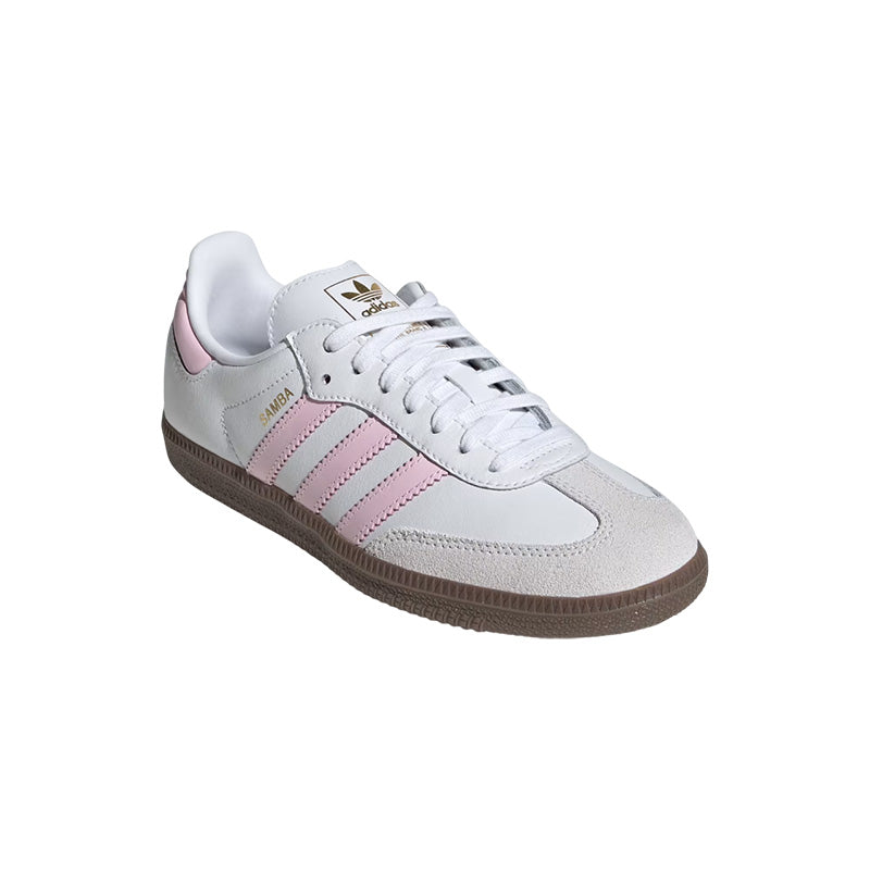 Baskets Adidas Originals Samba Og Junior - Blanc, Rose, Marron