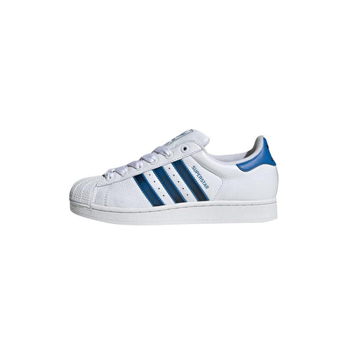 Baskets Adidas Originals Superstar 2 - Blanc, Bleu Roi