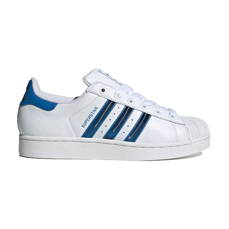 Adidas Originals Superstar 2 Sneakers - White, Royal Blue