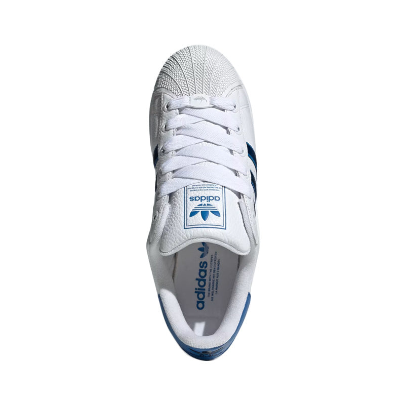 Adidas Originals Superstar 2 Sneakers - White, Royal Blue
