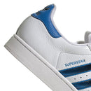 Adidas Originals Superstar 2 Sneakers - White, Royal Blue