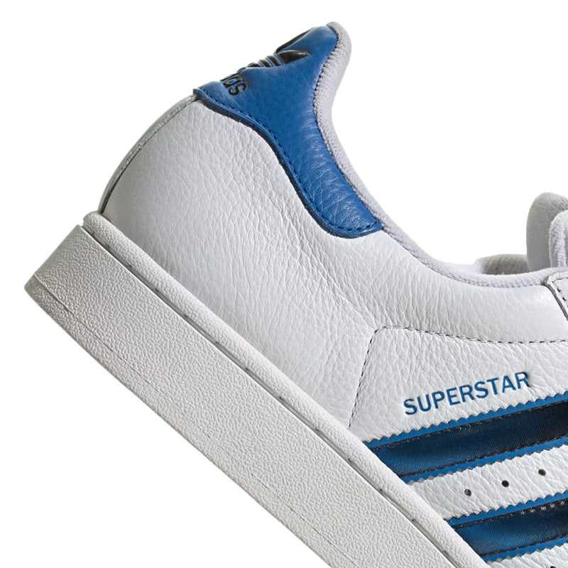 Adidas Originals Superstar 2 Sneakers - White, Royal Blue