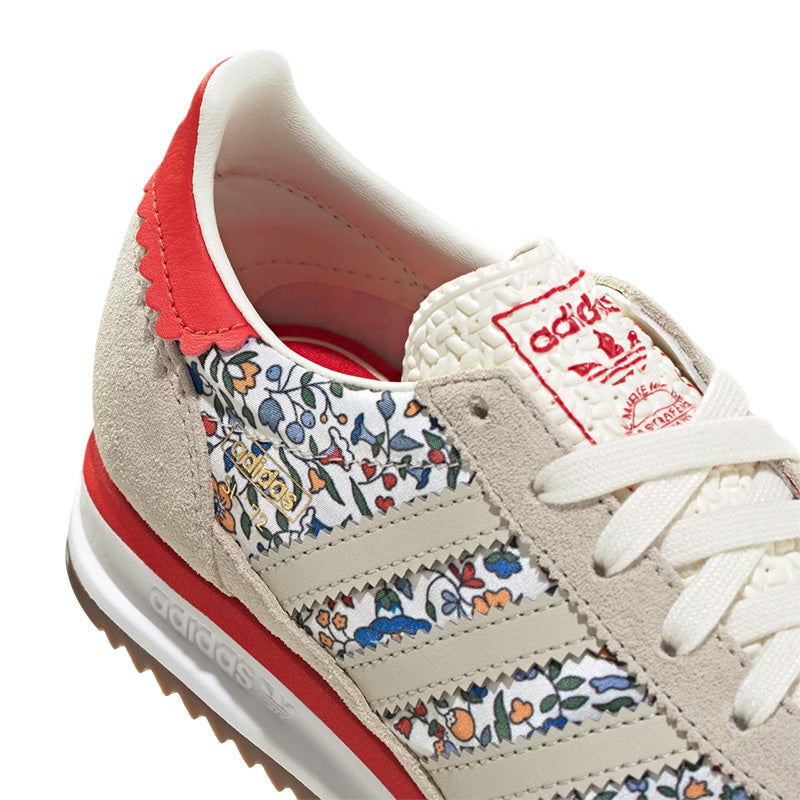 Adidas Originals Sl 72 Rs X Liberty London Junior Sneakers - Beige, Red, Blue