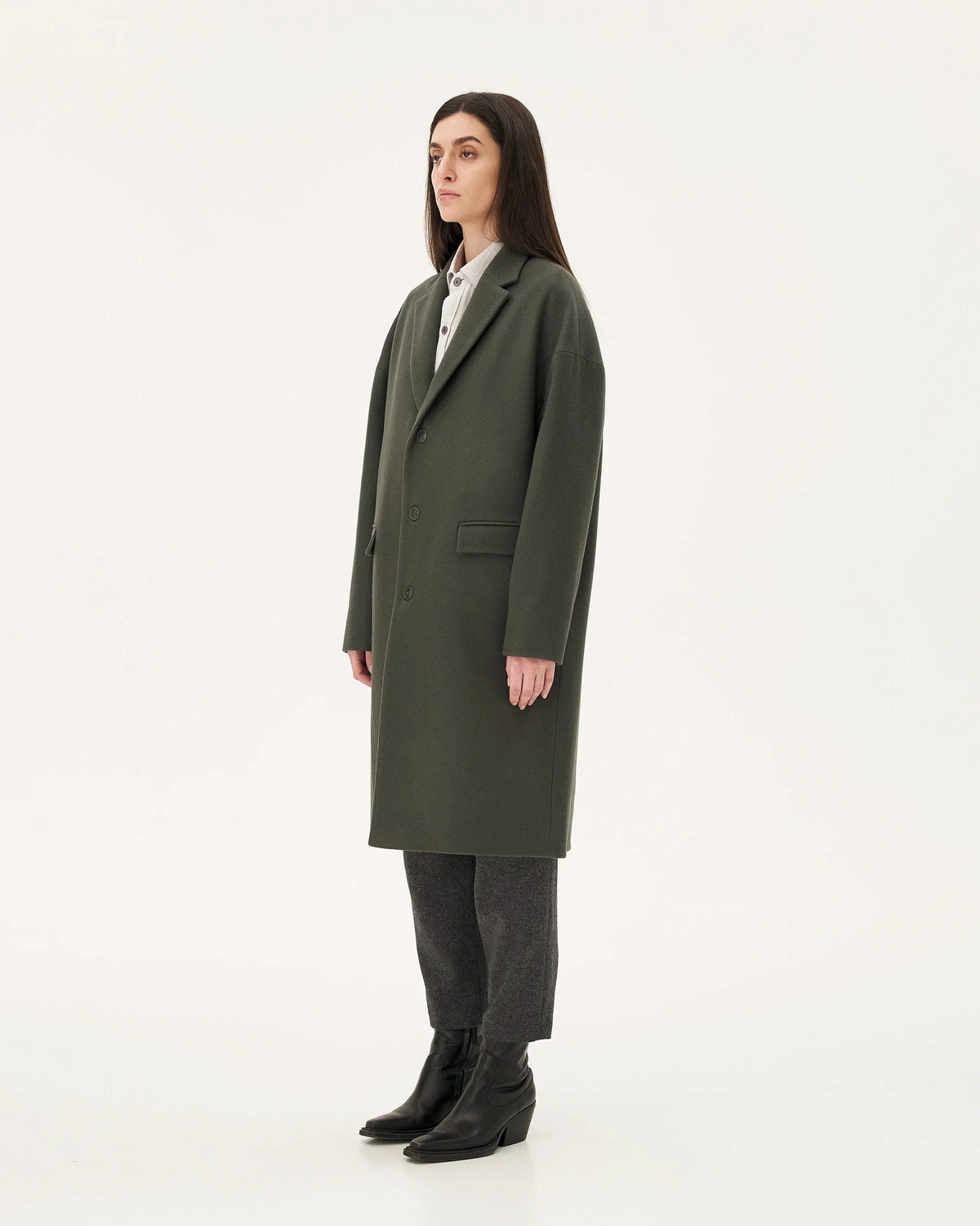 Manteau Genoa Ash Green