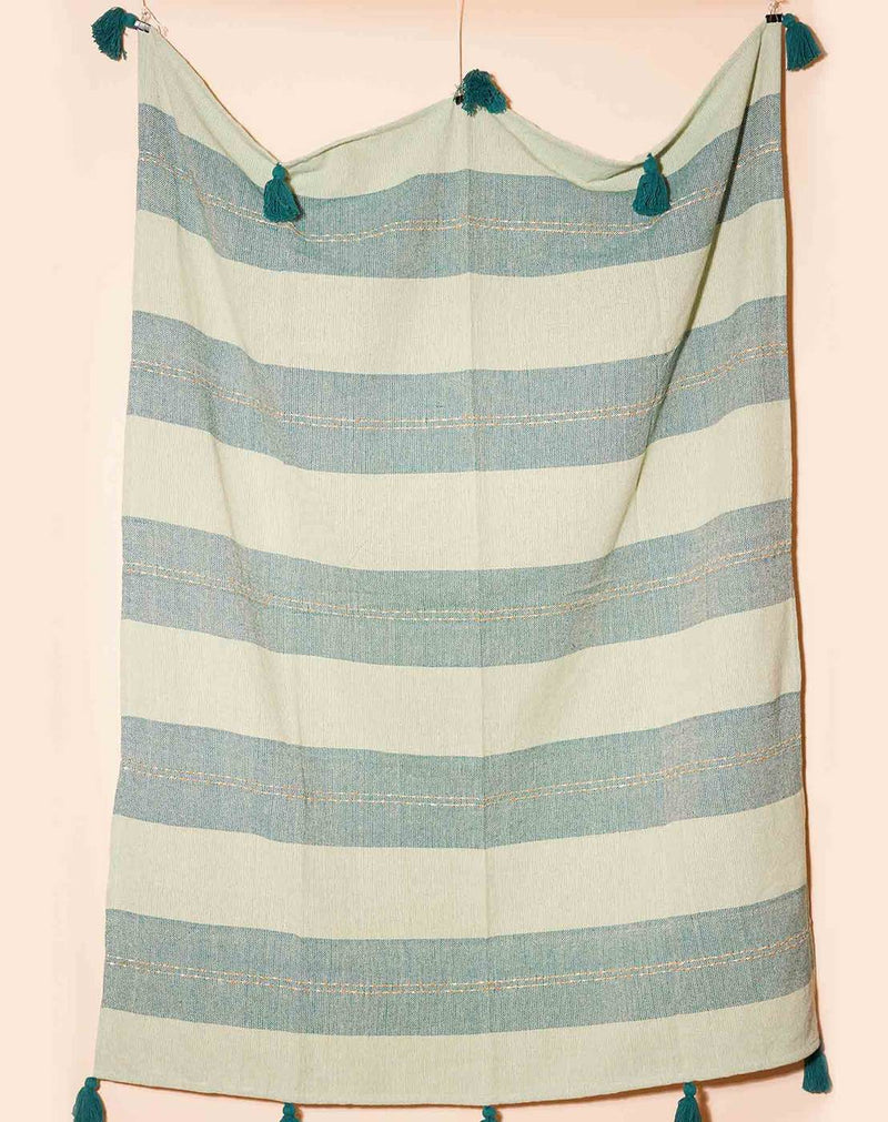 Jeté de lit Mario - Agua Et Doré