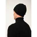 Just Cashmere - Pull Col Roulé Connor Noir - 100% Cachemire - 2 Fils - Jersey - Homme