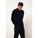 Pull Col Roulé Connor - 100% Cachemire 2 Fils - Navy - Homme