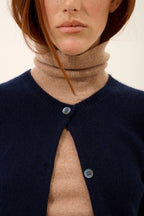 Cardigan Col Rond - Katharine - Navy