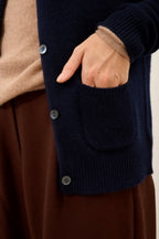 Cardigan Col Rond - Katharine - Navy