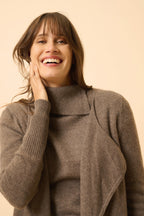 Long Jacket - Brooke - Heather Taupe