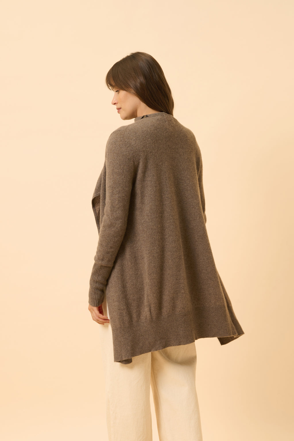 Long Jacket - Brooke - Heather Taupe
