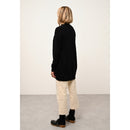 Just Cashmere - Cardigan Col V Chelsea Noir - 100% Cachemire - 2 Fils - Jersey - Femme