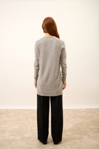 Cardigan Col V - Chelsea - Nuage Chiné