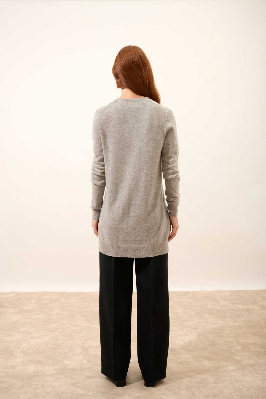 Cardigan Col V - Chelsea - Nuage Chiné
